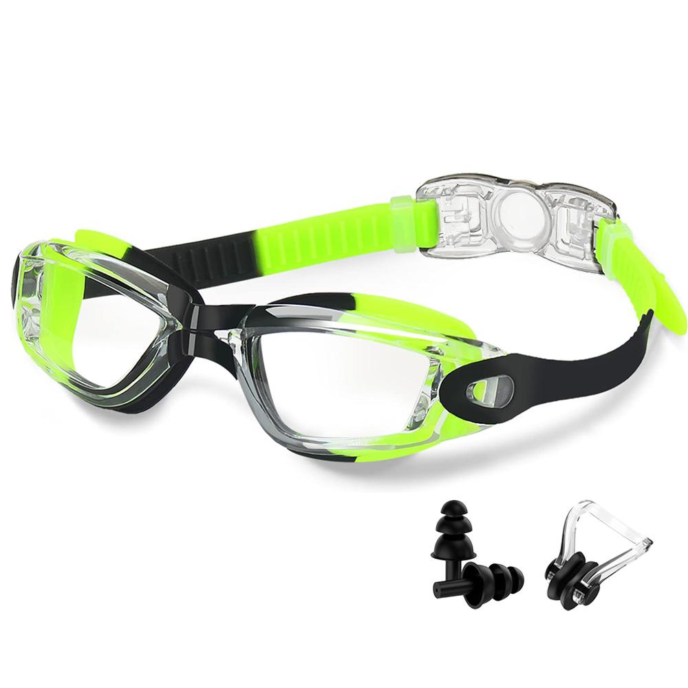 Очки для плавания, профессиональные водонепроницаемые очки для плавания, противотуманные, 100% защита от ультрафиолета, не протекающие для взрослых, мужчин, женщин, молодежи