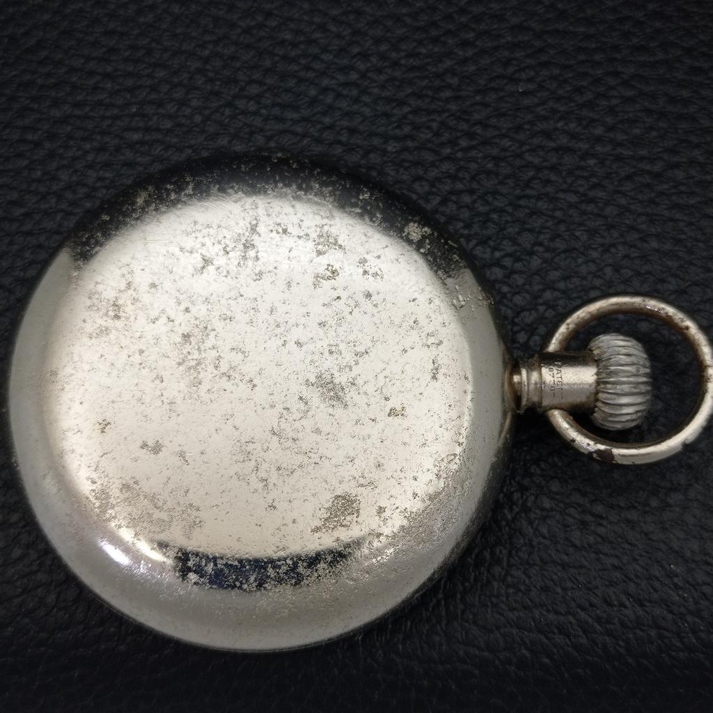 USED DECO HAND-WINDING SWISS POCKET ORIGINAL DIAL WATCH A432229-2 R110-a432229