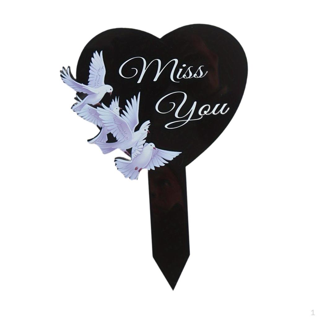 2D Акриловый Садовый Колышек для Легкой Установки во Дворе и на Заборе