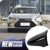Зеркальные накладки M Horn Глянцево-черные для Lexus IS RC 200 300 350 450 2014-2020