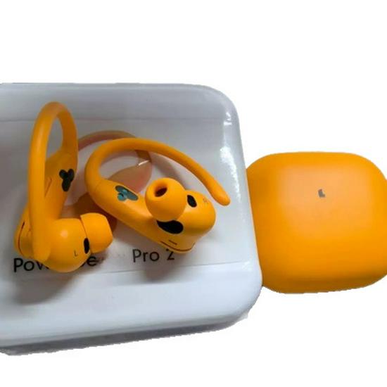 Power Pro2 Over-Ear Wireless Bluetooth Earphones with B Logo Pop-Up Window for Sports
