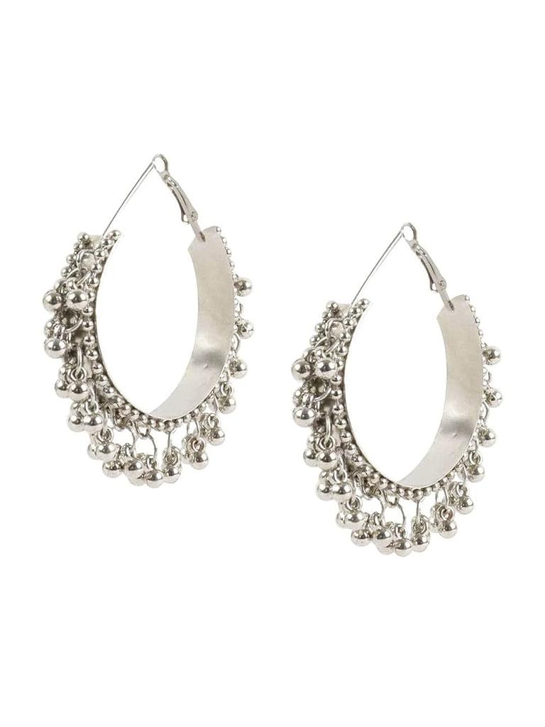 Комбинированное ожерелье из оксидированного немецкого серебра с серьгами и браслетом для женщин и девочек