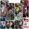 Case For Apple Iphone 11 13 12 Mini 14 Pro Max Xr 7 8 +Se 2020 Xs 6 6s Plus 5 5s Black Silicone Phone Cover Chainsaw Man Comic