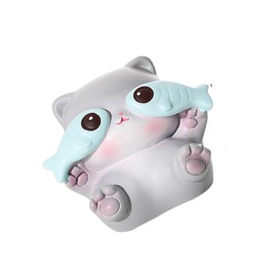 Статуэтки кошек из смолы Декор для дома Акцент Реалистичные фигурки кошек Центральные элементы стола Скульптуры мелких животных Подарок любителю кошек