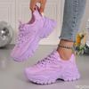 Весна Осень Новые Толстоподошвенные Сетчатые Ремешки Белые Легкие Дизайнерские Туфли Модные Уличные Теннисные Толстоподошвенные Спортивные Туфли