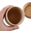 Portable Eco-friendly With Lid Jar Handmade Bamboo Tea Canister Organizer Container Storage Box