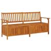 VidaXL Storage Bench 170 Cm Solid Acacia Wood 316744