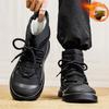 Зимние мужские высокие нескользящие мужские ботинки на толстой подошве с набивкой и утолщенные теплые хлопковые ботинки, устойчивые к холоду водонепроницаемые сноубутсы для Северо-Востока