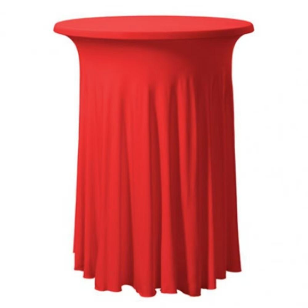 Solid Color Conference Table Skirt Elastic Bar Table Cover Practical Bar Counter Cover Hotel