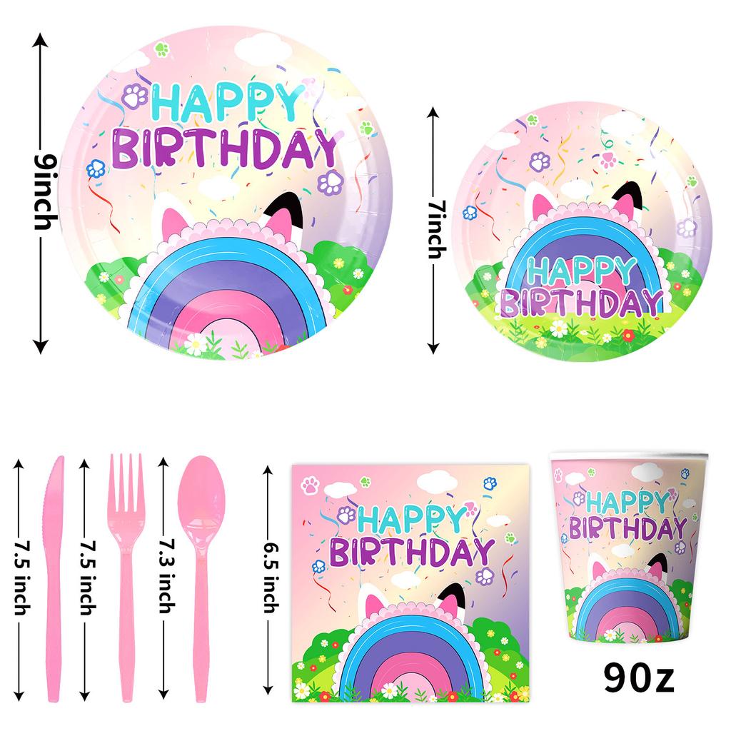 Gaby'S Doll House Party Supplies Birthday Party Decorations Arrangements Props Paper Plates Paper Cups Tablecloths Paper Towels Banners