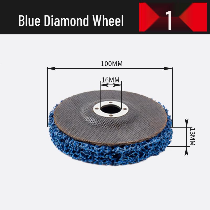 Шлифовальный диск Mansha Rui Black King Kong для металла, удаления ржавчины и краски, синий, орхидеевый, фиолетовый