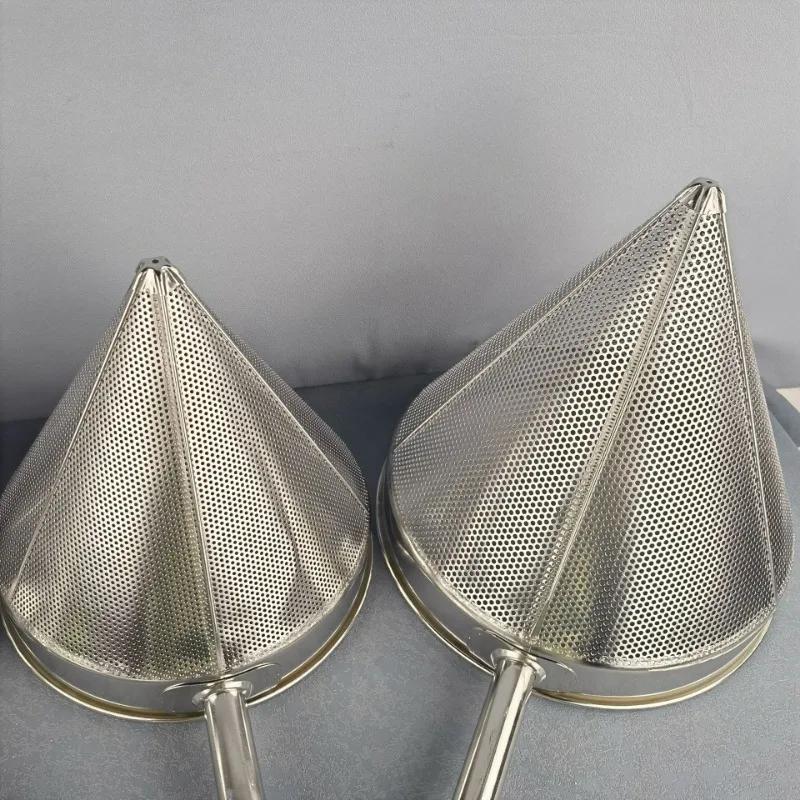 Нержавеющая сталь Бульонное сито Колпак-сито Кухонный инструмент Легко чистить Фильтр-корзина для готовки Прочный дуршлаг Мелкая сетка