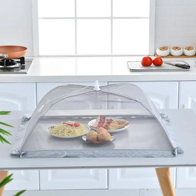 1шт складная сетка для еды, палатка для домашнего стола, еды, овощей, фруктов, зонт, дышащая, защищающая от насекомых, сетка для еды