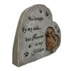 Yousheng Dog Memorial Stone Смола Надгробие для щенков Садовый надгробный камень для домашних животных Открытый мемориальный камень Подарок для владельцев собак в память о потере питомца