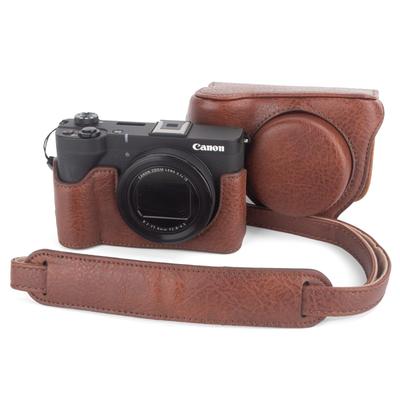 Kinokoo Чехол Canon V1 для Canon Powershot V1 Влогинг ПУ Кожа Дерматоглифический Защитный Чехол для Canon Съемный Чехол для Переноски с Регулируемым