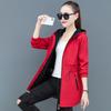 Women‘s Windbreaker Jacket Ladies Hooded Coat