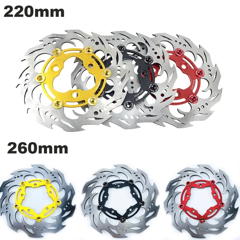Universal Electric motorcycle Floating disc 220mm/260mm brake disc For For Yamaha Aerox Nitro BWS Zuma RSZ JOG Force M3 N1s