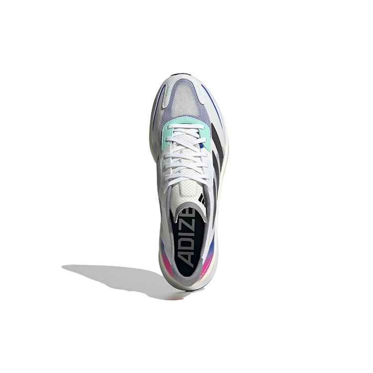 adidas Adizero Boston 11 'White Lucid Blue Fuchsia' Мужские HQ3693