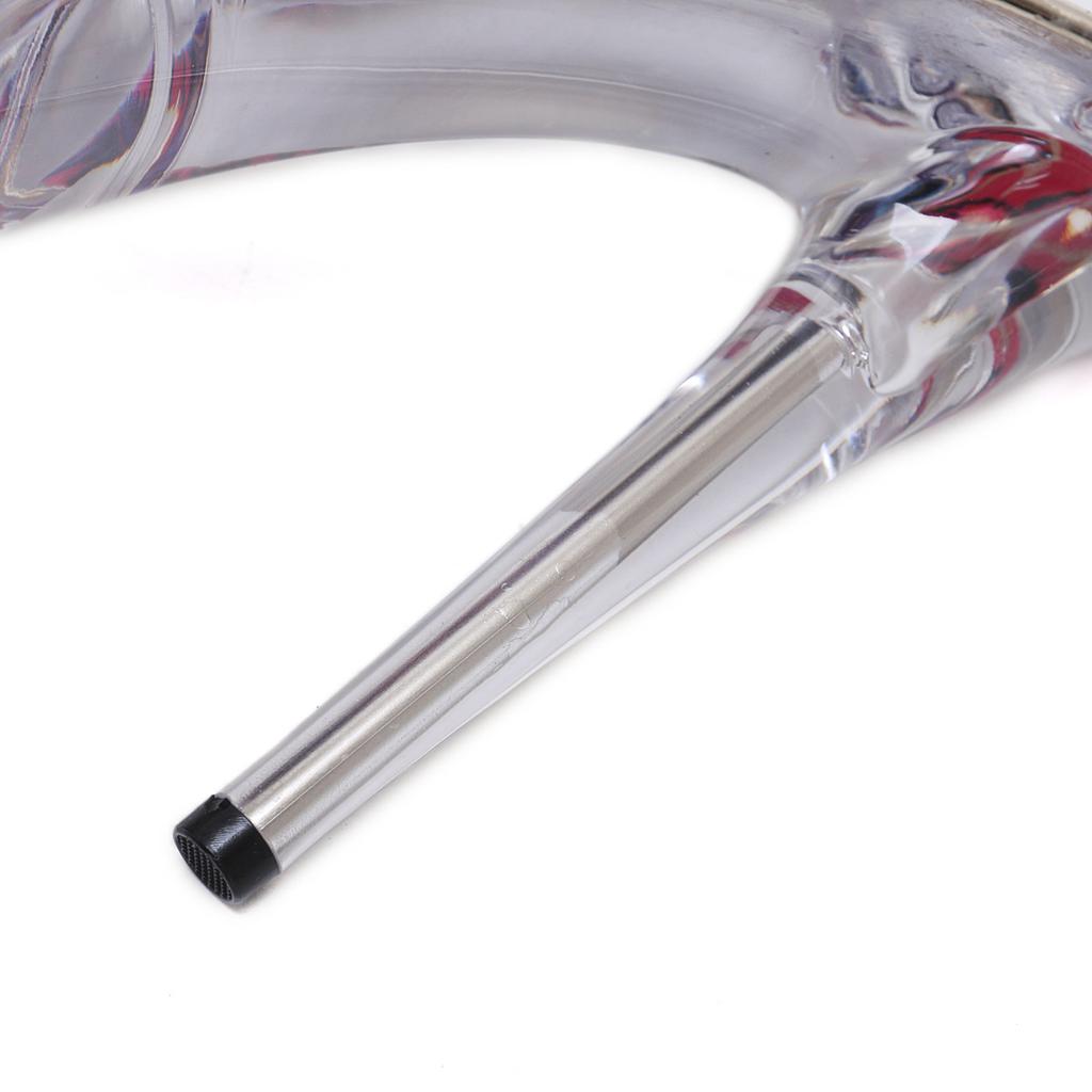 HOKSZVY 190 Series, туфли на высоком каблуке 14,5 см, платформе 4,5 см, тонкие непромокаемые настольные тапочки 15 см, прозрачные туфли с кристаллами LFD