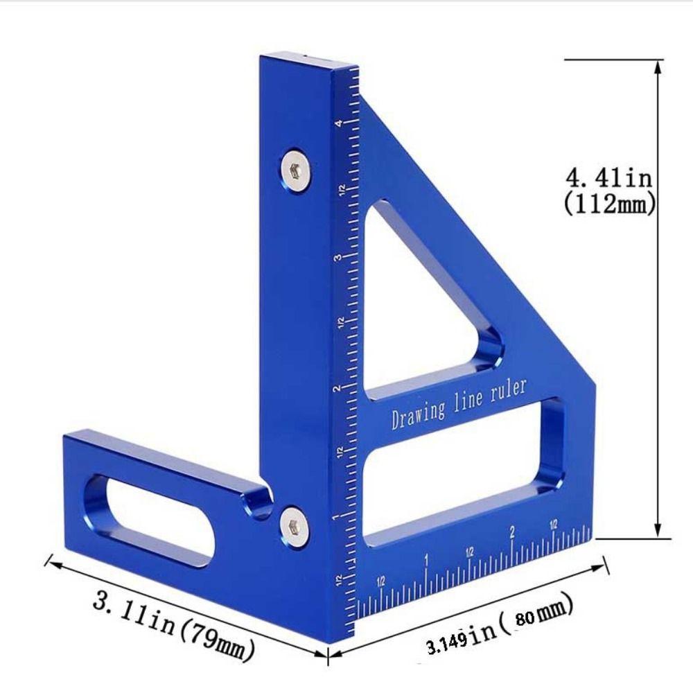 45/90 Degree Miter Triangle Ruler 3D Multi Angle Woodworking Ruler  Woodworking Projects