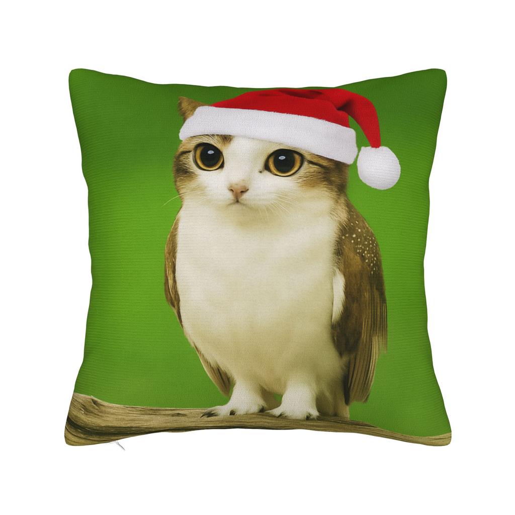 Pillow Cover Internet Famous Meowl Cat Owl Meme  Morden Pillow Case For Sofa Home Decoration Pillowcases