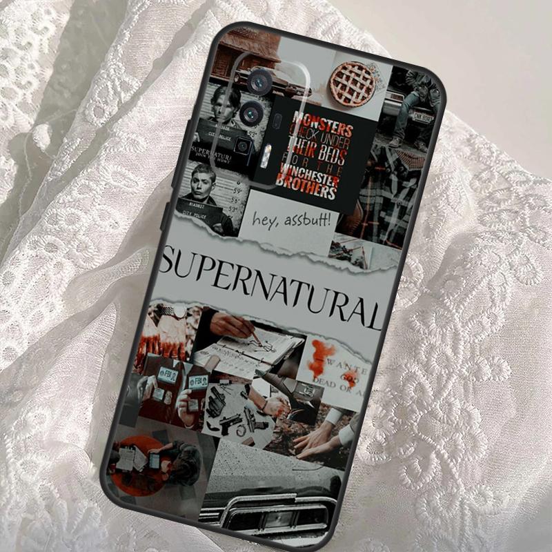 Supernatural SPN Dean Sam Case For Xiaomi 14T Pro 13T 12T 11T 13 14 Ultra POCO X6 Pro M6 X3 X5 M5s F3 F5 F6 Cover