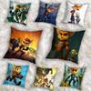 Подушка с принтом Ratchet And Clank Наволочка Наволочка для гостиной Подушка на диван Подходит для домашней спальни Украшение комнаты
