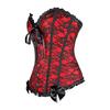 Женский атласный корсет-бюстье с шнуровкой сзади, на косточках, с G-стрингами, боди для формирования фигуры, размер S-6XL, новый стиль