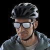 Солнцезащитные очки UV400 Для вождения Гольфа Пешего туризма На открытом воздухе Зеркальные линзы Стильные Легкие poise Черный Матовый [Uvex] (Серебряный)