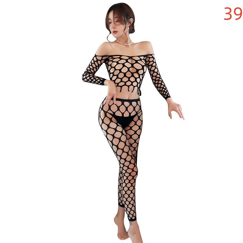 New Fashion Plus Size Women Fishnet Body Stocking Underwear Sexy Bodysuit Lingerie