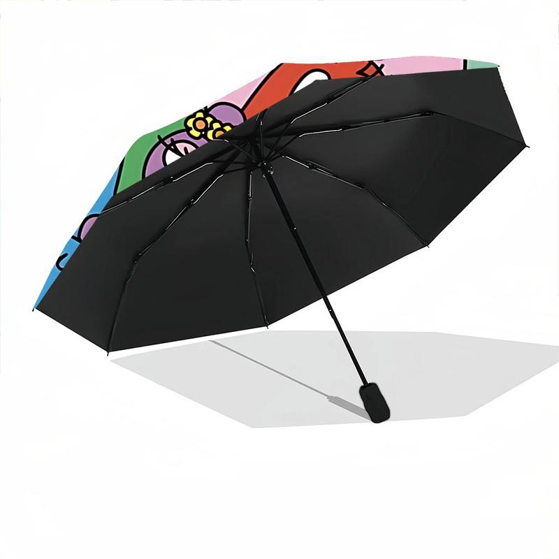 1pc Barbapapa Automatic Open/close Folding Umbrella, Compact Portable Travel Umbrella, Perfect Gift, Durable Construction y250813110