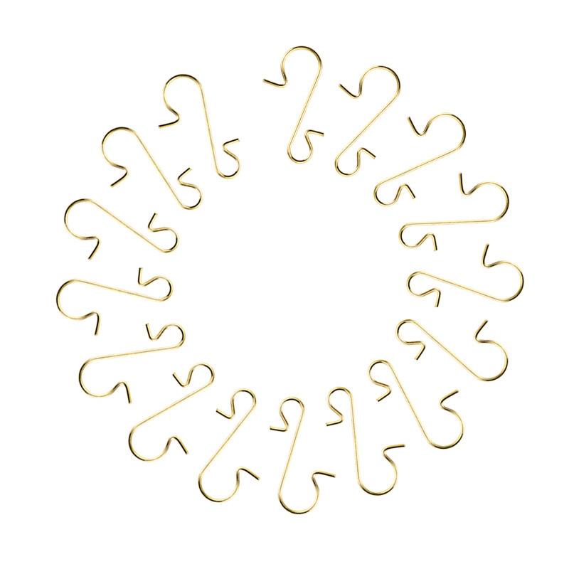 50 шт. DIY Подвесной крючок S-образной формы для рождественских украшений Крючки для дома Товары для вечеринки Декор Металл