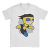 Мужские футболки Invincible Chibi Omniman из чистого хлопка, юмористические футболки с коротким рукавом и круглым вырезом, идея для подарка