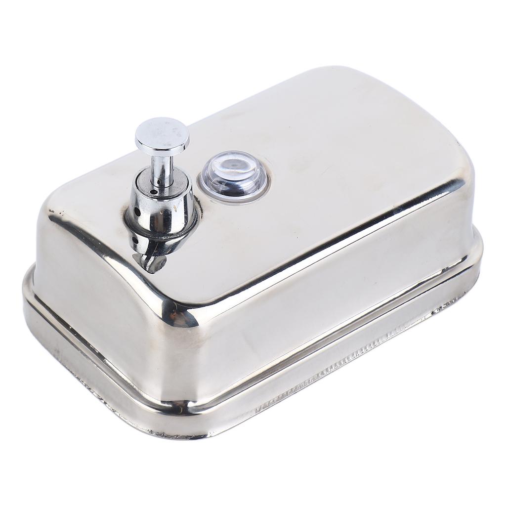 Soap Dispenser Stainless Steel Wall Mounted Manual Soap Dispenser for Commercial Hotel Public Place