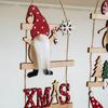 With Bells Climbing Ladder Santa Claus Pendants Cartoon Merry Christmas Decor  Party Favors