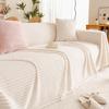 Winter Sofa Towel Thickened Fleece Sofa Cover Cloth Sofa Cover Cream Wind Sofa Cover