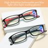 Сверхлегкие очки для чтения с защитой от синего света, защита глаз, оптические очки для мужчин и женщин