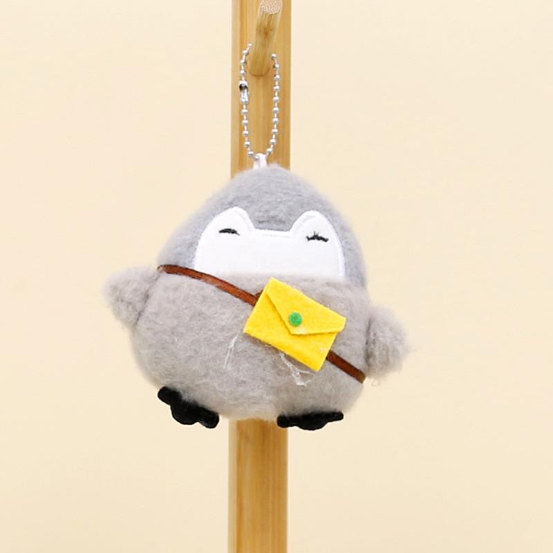 Adorable Cartoon Penguin Plush Keychain Soft Toy Cute Mini Penguin Doll For Bags