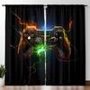 2 панели 3D геймпад оконные шторы игровая декорация киберпанк коллаж шторы для гостиной спальни кухни ванной комнаты