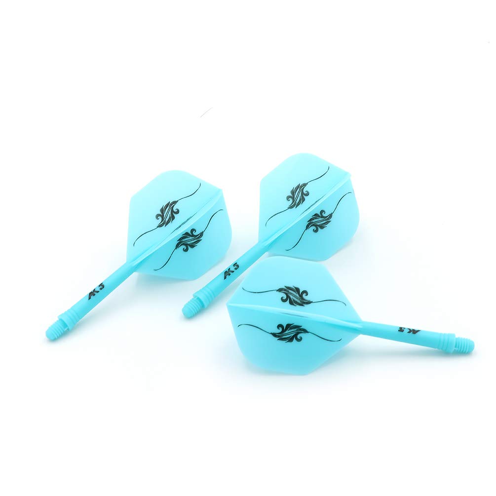 CUESOUL ROST Series Shaft Integrated Flight Standard Shape Dart Flight Set of 3 (CSAK-55XHB)
