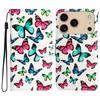 For iPhone 17 Pro Wallet Case Printed Pattern Design Leather Phone Cover