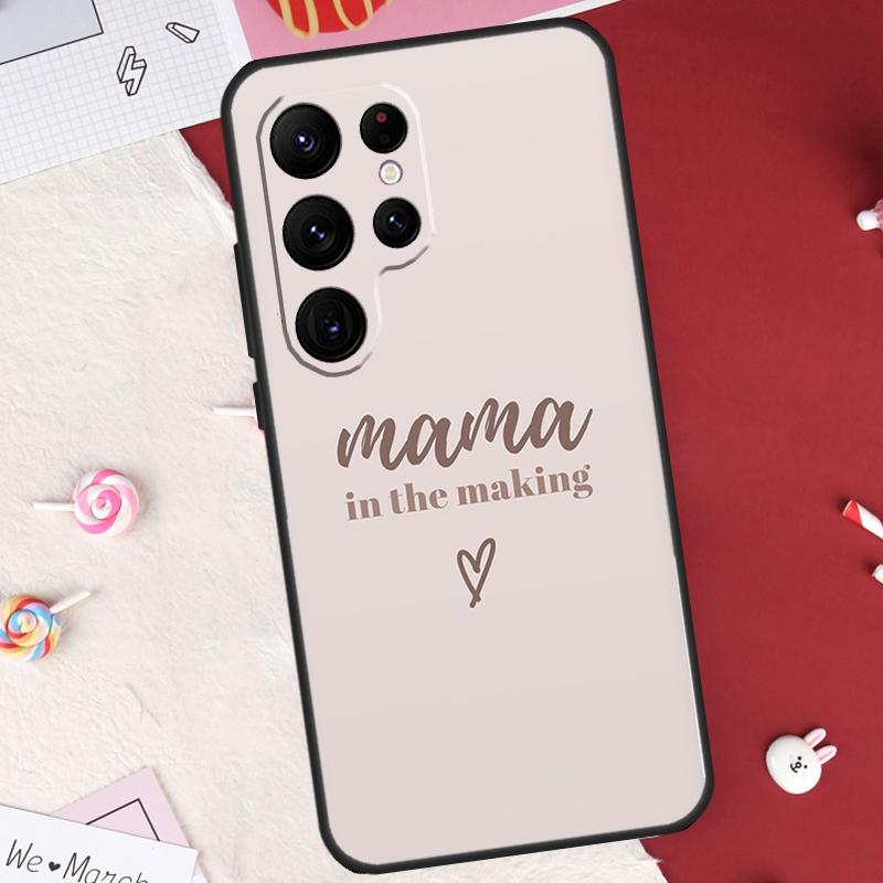Чехол 'Супер Мама Любит Ребенка' для Samsung Galaxy S24 FE S20 FE S21 S22 S23 S25 S26 Ultra S10 Plus S25 FE Защитный Корпус