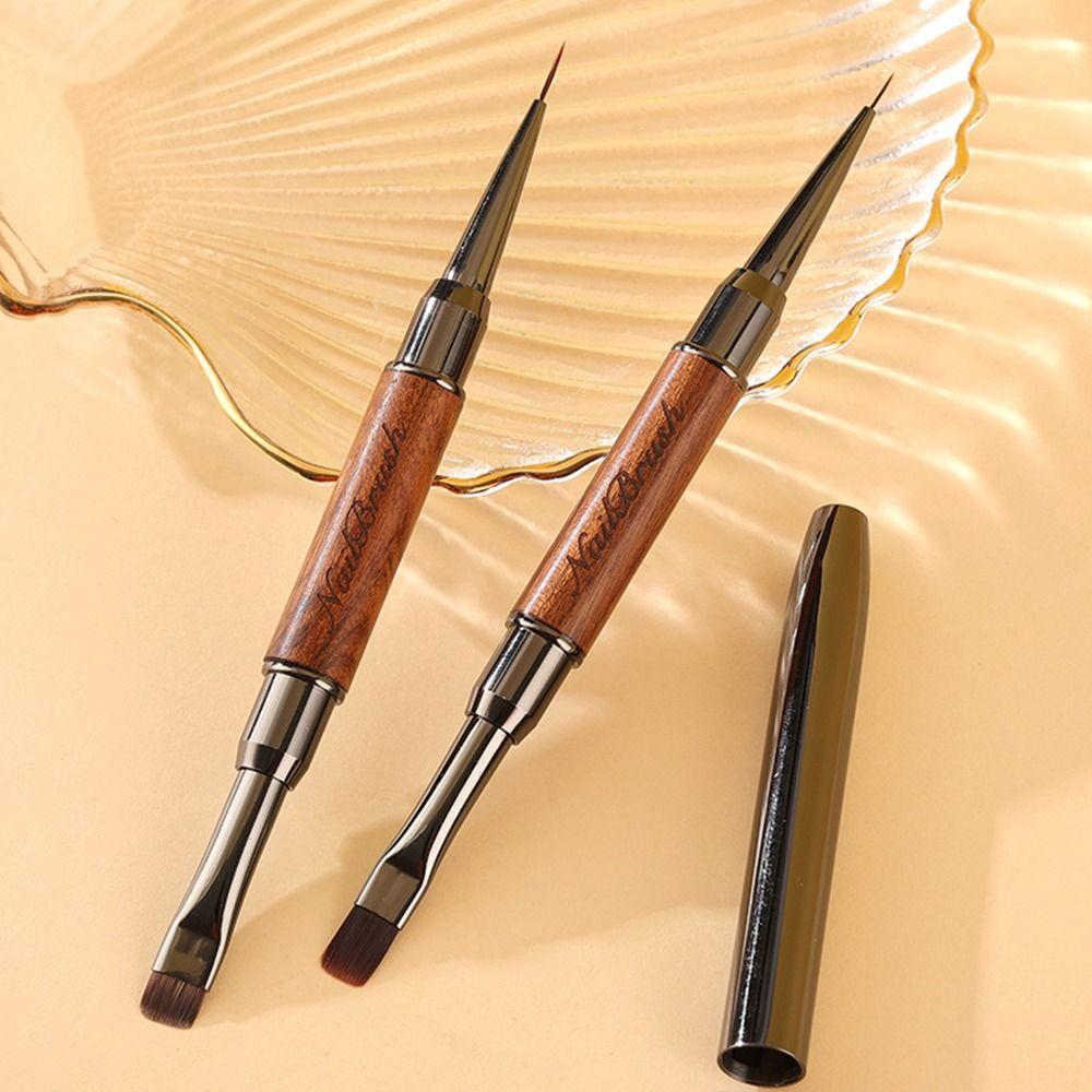 Professional Nail Liner Brush Dual-ended Nail Art Phototherapy Pen Nail Art Brush  Nail Painting