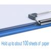 Acocony 11x17 Clipboard Landscape with Ruler Extra Large Clipboard Low Profile Clip 11 x 17 Clipping Board Plastic Blue Pack of 1