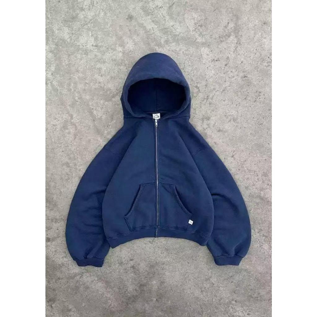 ZYLLO Американский Ретро Однотонные Худи Женские Мужские Осень Длинный Рукав Топы Худи Рубашка Уличная Одежда Хип-Хоп Пуловер Y2K Свитшот Новый