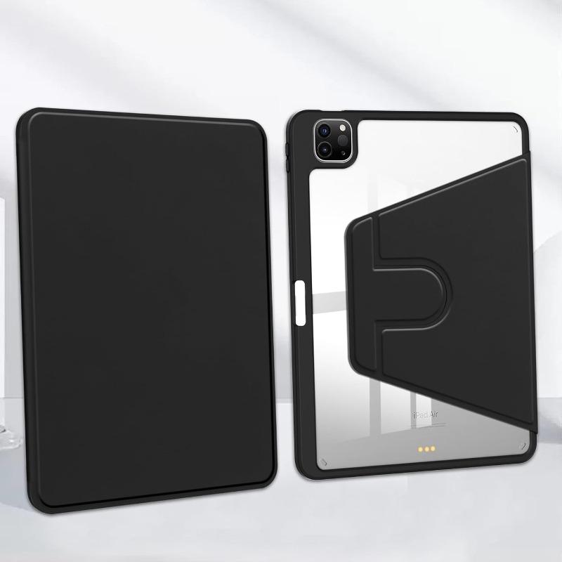 Чехол-подставка с вращением на 360° для нового iPad A16 Air Pro 13 12.9 11 10 9 8 7 6 5 4 3 2 Th Air M3 M2 Mini 7 6 5 4 Ударопрочный чехол для планшета
