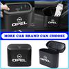1Pcs Car Trash Can Storage Box Vehicle Garbage Dust Case Emblem For Opel Astra H G J Insignia Mokka Zafira Corsa Vectra B C D