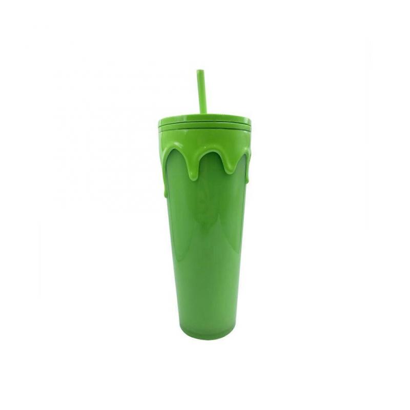 800ml Straw Cup Fruits Filter Water cup Plastic Outdoor Drinkware Watercup