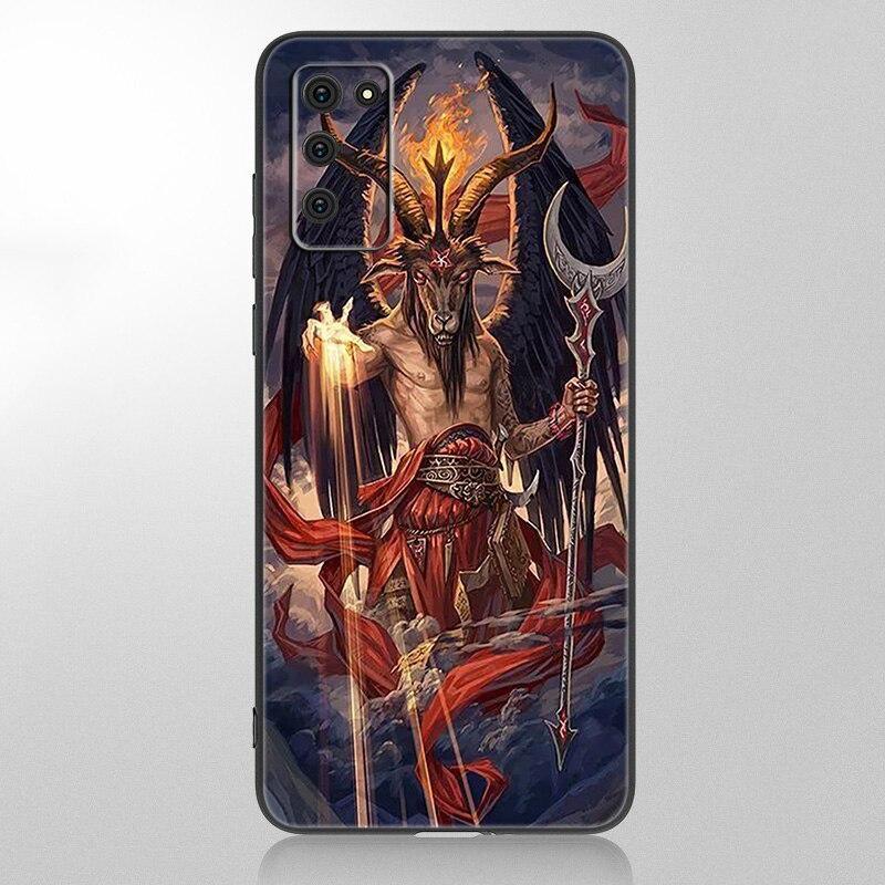 Пентаграмма 666 демонический сатанинский чехол для Samsung Galaxy A12 A02S A22 A32 A52 A72 A71 A51 A41 A31 A21 A11 A50 A70 A10S A20S чехол