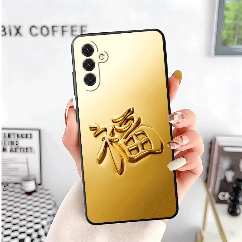 Fine Gold Pattern Printing Soft Phone Case for Samsung A17 A37 A57 A16 A26 A36 A56 A15 A25 A35 A55 A14 A24 A34 A54 A13 A23 A33 A